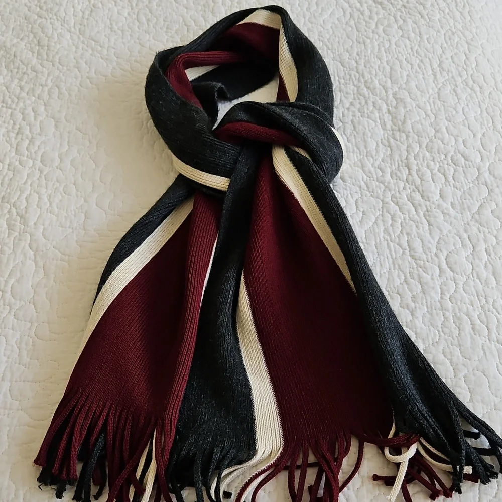 🧣HP🧣Vintage Tommy Hilfiger Men's Raschelle Scarf - Picture 8 of 9